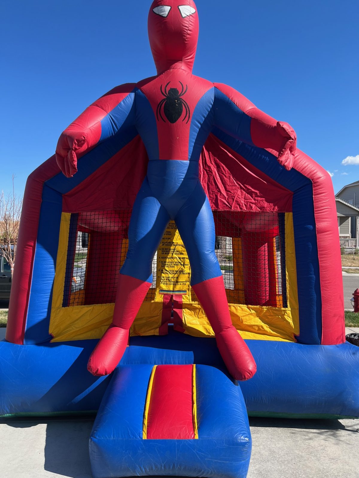 Spider Man Bouncer   Front Range Inflatables